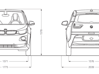 BMW i3 Abmessungen 01